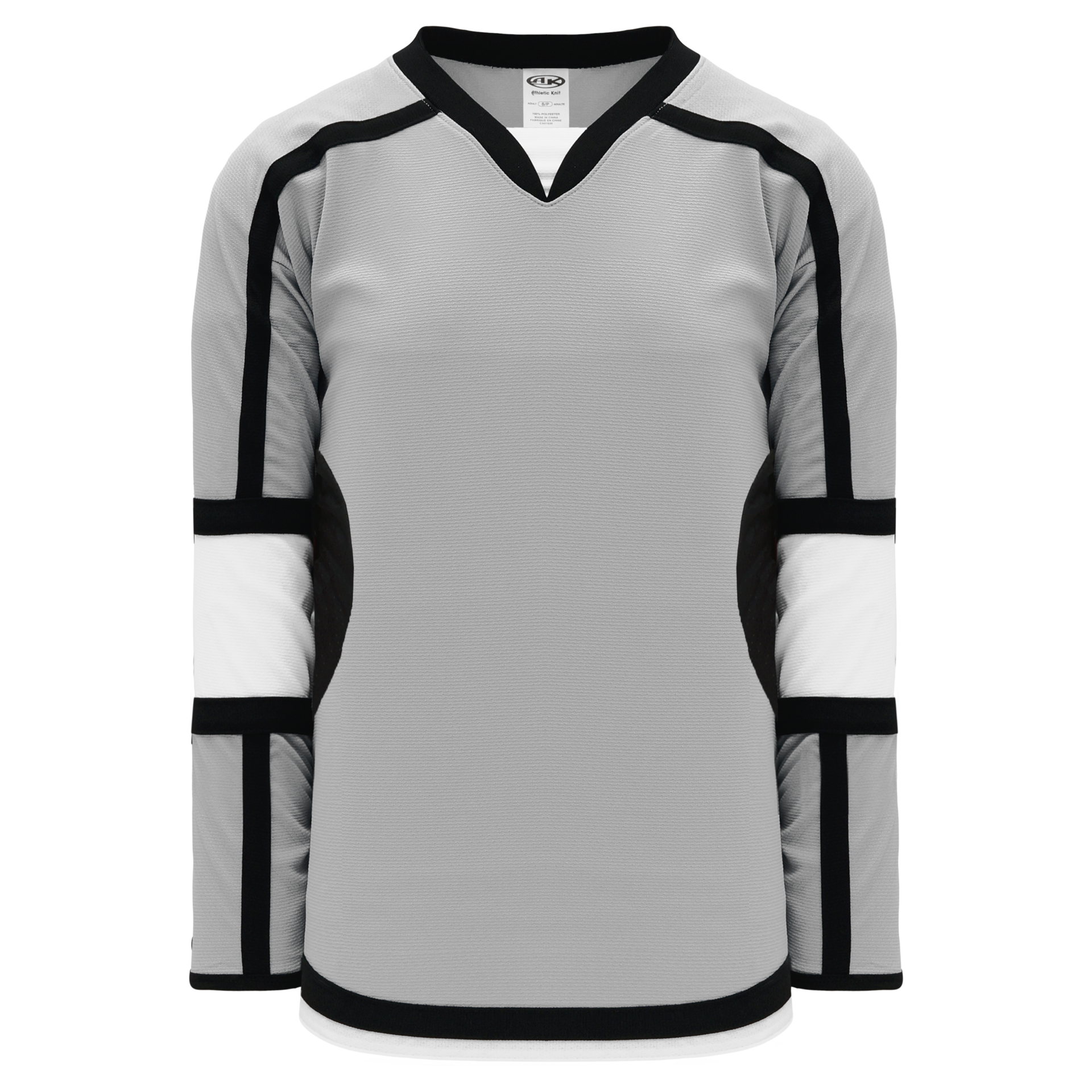 Stadium Youth Hockey Jersey - in White/Black/Grey Size Large/X-Large