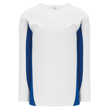 Athletic Knit (AK) H7100A-207 Adult White/Royal Blue Select Hockey Jersey