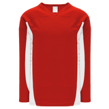 Athletic Knit (AK) H7100A-208 Adult Red/White Select Hockey Jersey