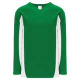 Athletic Knit (AK) H7100A-210 Adult Kelly Green/White Select Hockey Jersey