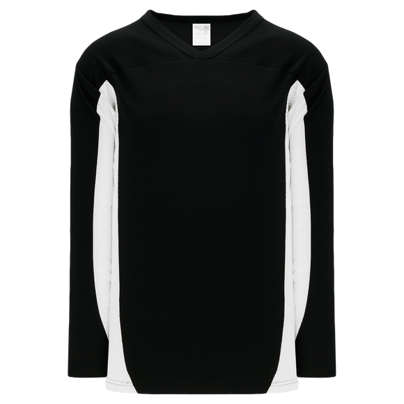 Athletic Knit (AK) H7100Y-221 Youth Black/White Select Hockey Jersey