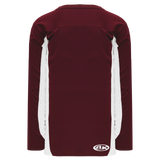 Athletic Knit (AK) H7100A-233 Adult Maroon/White Select Hockey Jersey