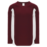 Athletic Knit (AK) H7100A-233 Adult Maroon/White Select Hockey Jersey