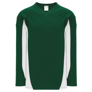 Athletic Knit (AK) H7100A-260 Adult Dark Green/White Select Hockey Jersey