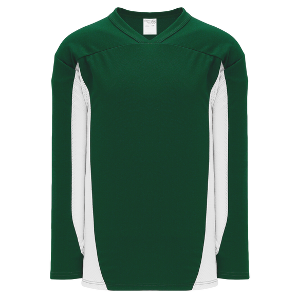 Athletic Knit (AK) H7100A-260 Adult Dark Green/White Select Hockey Jersey