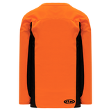 Athletic Knit (AK) H7100A-263 Adult Orange/Black Select Hockey Jersey