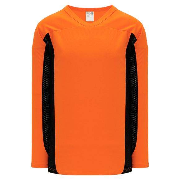 Athletic Knit (AK) H7100A-263 Adult Orange/Black Select Hockey Jersey