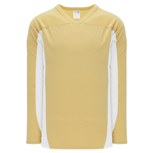 Athletic Knit (AK) H7100A-280 Vegas Gold/White Select Adult Hockey Jersey