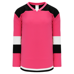 Athletic Knit (AK) H7400A-272 Adult Pink Select Hockey Jersey - CLOSEOUT