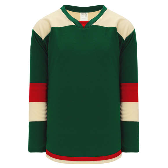 Athletic Knit (AK) H7400A-277 Adult Dark Green Select Hockey Jersey