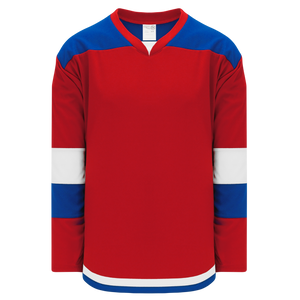 Athletic Knit (AK) H7400Y-344 Youth Red/Royal Blue Select Hockey Jersey