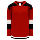 Athletic Knit (AK) H7400Y-414 Youth Red/Black Select Hockey Jersey