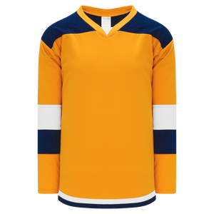 Athletic Knit (AK) H7400A-431 Adult Gold Select Hockey Jersey