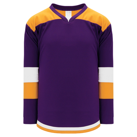 Athletic Knit (AK) H7400A-441 Adult Purple Select Hockey Jersey
