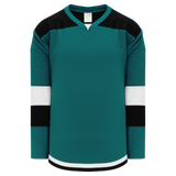 Athletic Knit (AK) H7400A-457 Adult Pacific Teal Select Hockey Jersey