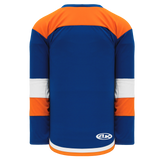 Athletic Knit (AK) H7400A-482 Adult Royal Blue/Orange Select Hockey Jersey