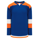 Athletic Knit (AK) H7400Y-482 Youth Royal Blue/Orange Select Hockey Jersey