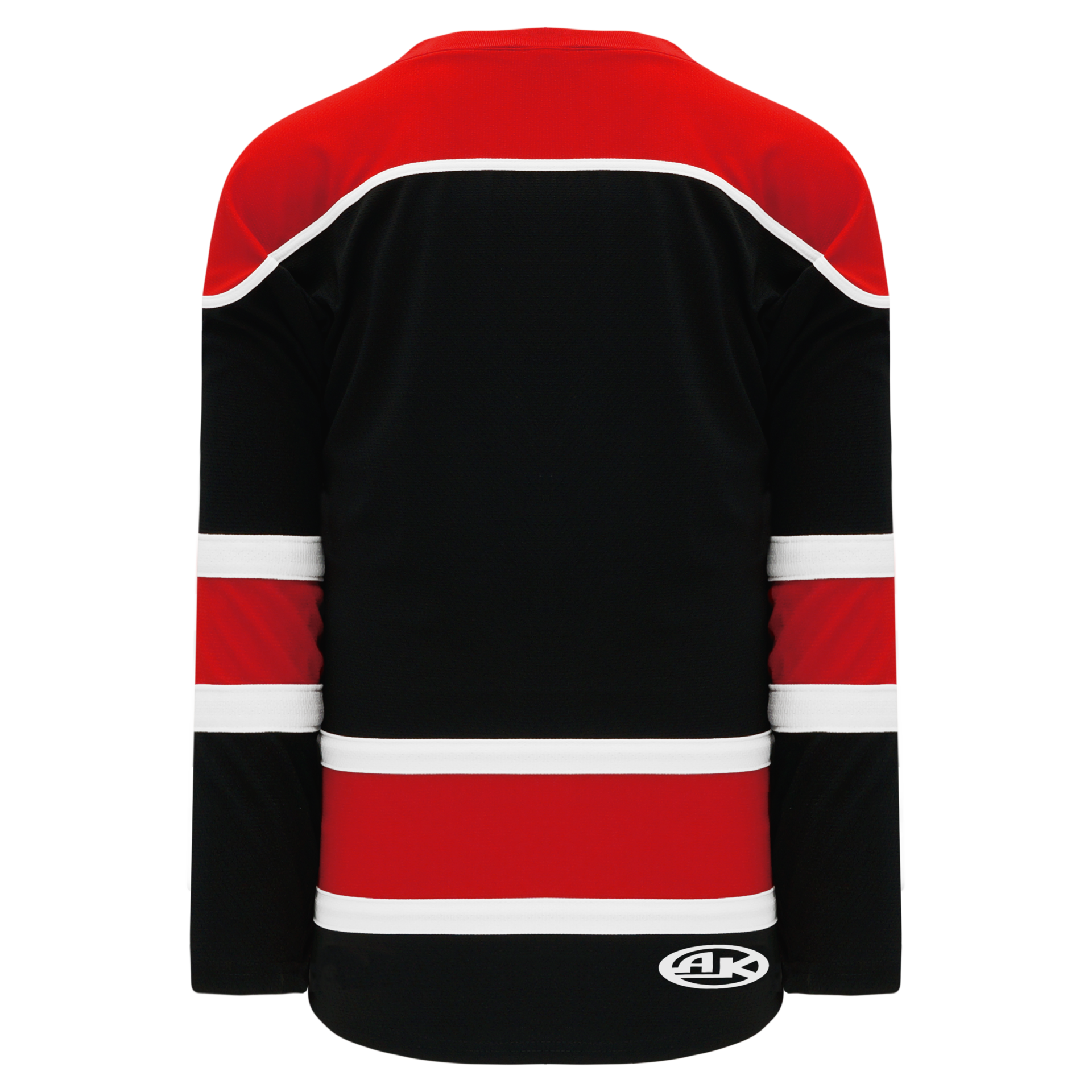 Athletic Knit AK H7500A 348 Adult Black Red White Select Hockey Jers PSH Sports