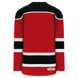 Athletic Knit (AK) H7500Y-414 Youth Red/Black Select Hockey Jersey