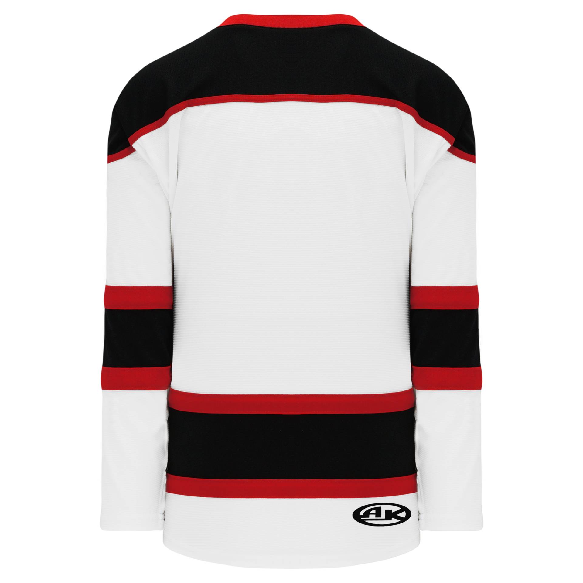 Athletic Knit (AK) H7500A-415 Adult White/Black/Red Select Hockey