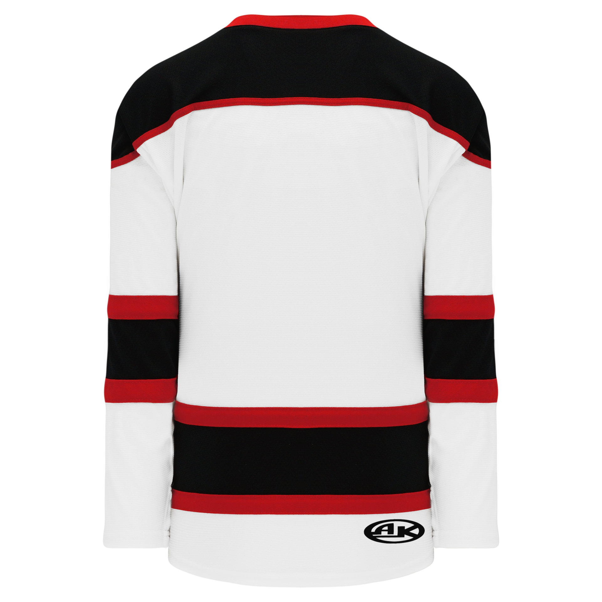 Athletic Knit AK H7500A 415 Adult White Black Red Select Hockey Jers PSH Sports