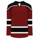 Athletic Knit (AK) H7500Y-426 Youth AV Red/Black/White Select Hockey Jersey