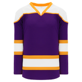 Athletic Knit (AK) H7500A-441 Adult Purple Select Hockey Jersey