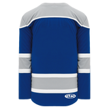 Athletic Knit (AK) H7500Y-446 Youth Royal Blue/Grey Select Hockey Jersey