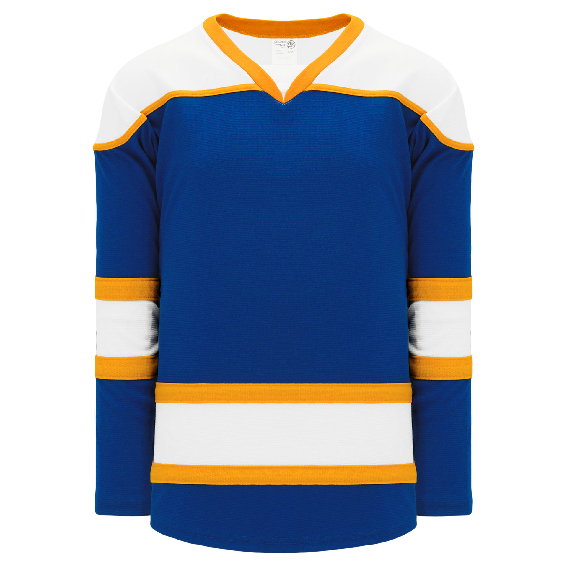 Blue and online gold hockey jerseys