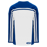 Athletic Knit (AK) H7600A-207 Adult White/Royal Blue Select Hockey Jersey