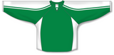 Athletic Knit (AK) H7600 Kelly Green/White Select Hockey Jersey - PSH Sports