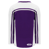 Athletic Knit (AK) H7600A-220 Adult Purple/White Select Hockey Jersey