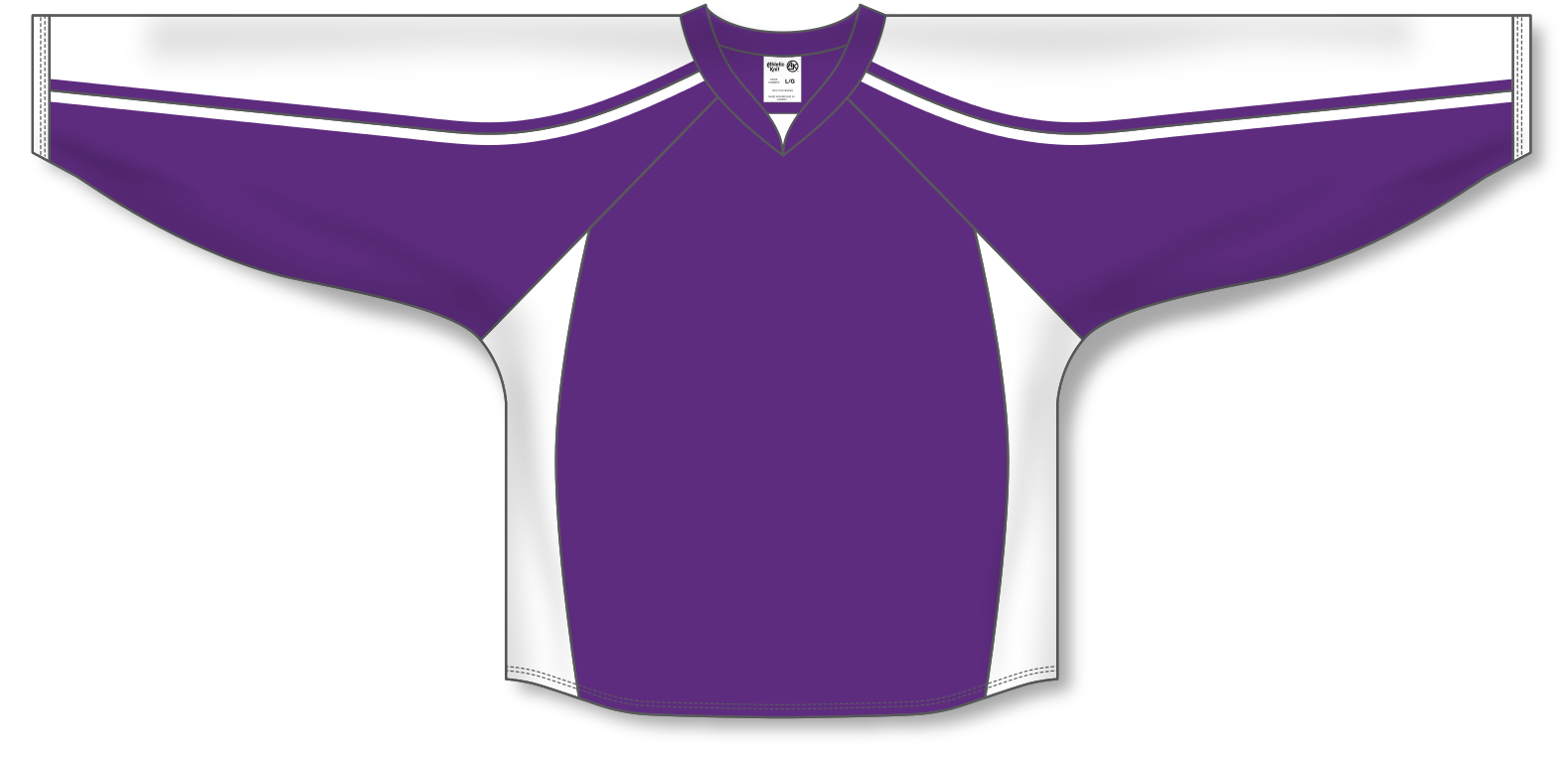 Athletic Knit Ice Hockey Jersey Purple Mens Medium AHC Number 20