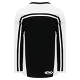Athletic Knit (AK) H7600A-221 Adult Black/White Select Hockey Jersey