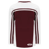 Athletic Knit (AK) H7600Y-233 Youth Maroon/White Select Hockey Jersey
