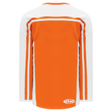 Athletic Knit (AK) H7600A-238 Adult Orange/White Select Hockey Jersey