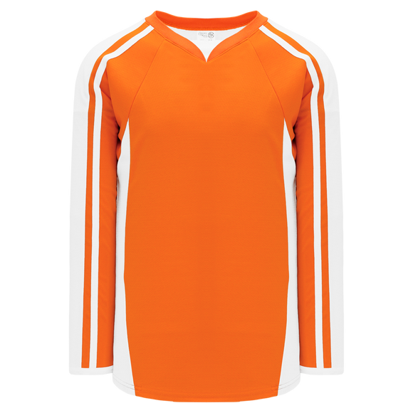 Athletic Knit (AK) H7600Y-238 Youth Orange/White Select Hockey Jersey