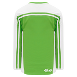 Athletic Knit (AK) H7600Y-271 Youth Lime Green/White Select Hockey Jersey