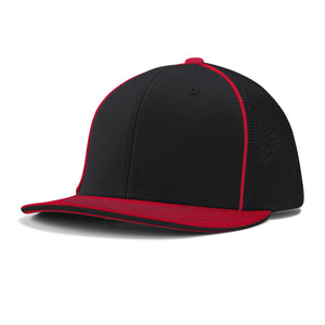 Champro HC3 Varsity Black/Scarlet/Red Fitted Cap