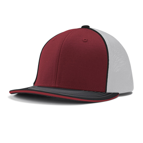Champro HC3 Varsity Cardinal Red/White/Black Fitted Cap