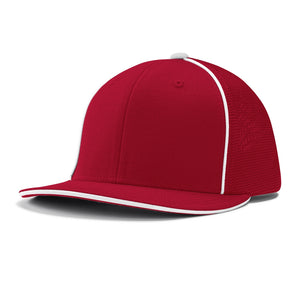 Champro HC3 Scarlet/Red/White Pipe Fitted Cap
