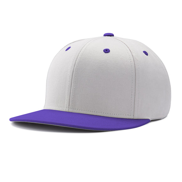 Champro HC4 Pennant White/Purple Snapback Cap