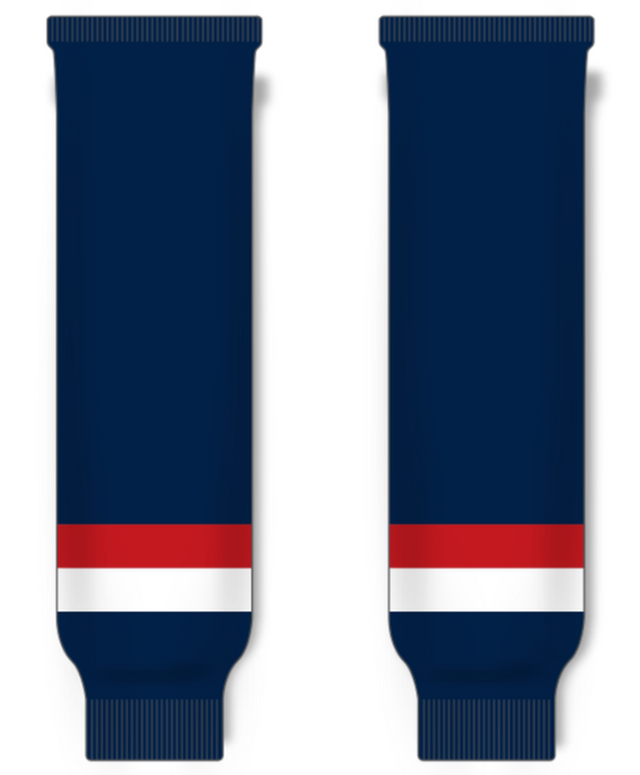 Modelline HC Slovan Bratislava Home Navy Knit Ice Hockey Socks