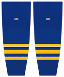 Athletic Knit (AK) HS2100-200 2021 Buffalo Sabres Royal Blue Mesh Ice Hockey Socks