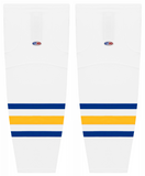 Athletic Knit (AK) HS2100-201 2021 Buffalo Sabres White Mesh Ice Hockey Socks