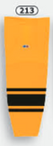 Athletic Knit (AK) HS2100-213 Gold/Black Mesh Ice Hockey Socks