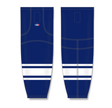 Athletic Knit (AK) HS2100 Navy/White Mesh Cut & Sew Ice Hockey Socks - PSH Sports