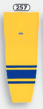 Athletic Knit (AK) HS2100-257 Maize/Royal Blue Mesh Ice Hockey Socks