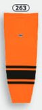 Athletic Knit (AK) HS2100-263 Orange/Black Mesh Ice Hockey Socks