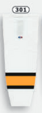 Athletic Knit (AK) HS2100-301 Boston Bruins White Mesh Ice Hockey Socks